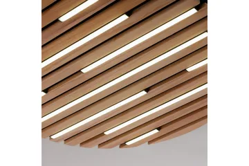 Q-Akustik Paul Neuhaus Vägg/taklampa - Wood - Belysning - Lampor & belysning inomhus - Taklampa & takbelysning - Takplafond