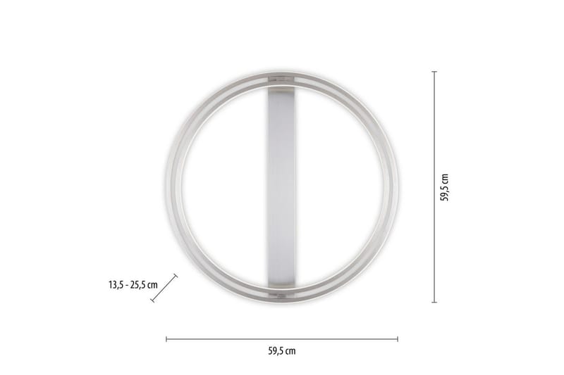 Q-Beluga Paul Neuhaus Taklampa - Grey - Belysning - Lampor & belysning inomhus - Taklampa & takbelysning - Takplafond