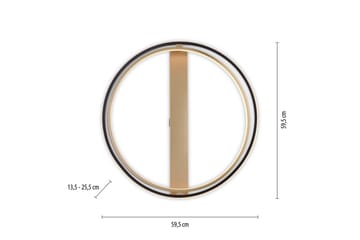 Q-Beluga Paul Neuhaus Taklampa - Brass - Belysning - Lampor & belysning inomhus - Taklampa & takbelysning - Takplafond