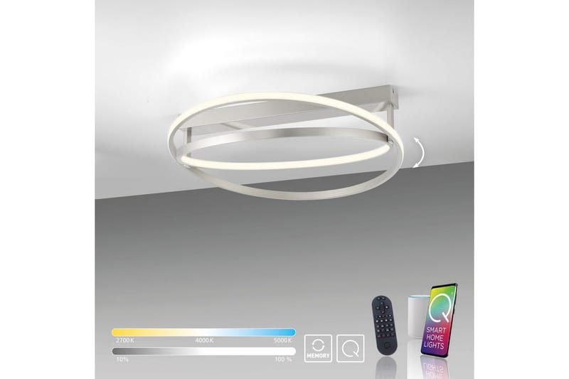 Q-Beluga Paul Neuhaus Taklampa - Grey - Belysning - Lampor & belysning inomhus - Taklampa & takbelysning - Takplafond