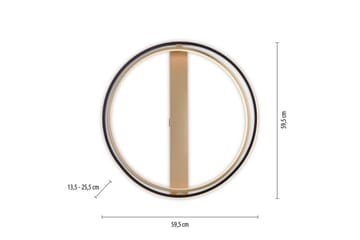 Q-Beluga Paul Neuhaus Taklampa - Brass - Belysning - Lampor & belysning inomhus - Taklampa & takbelysning - Takplafond