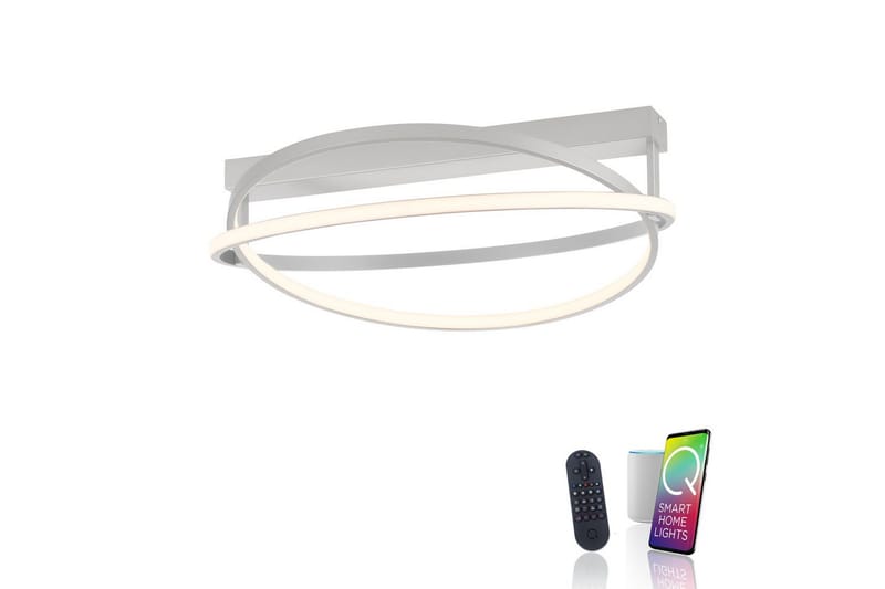 Q-Beluga Paul Neuhaus Taklampa - Grey - Belysning - Lampor & belysning inomhus - Taklampa & takbelysning - Takplafond