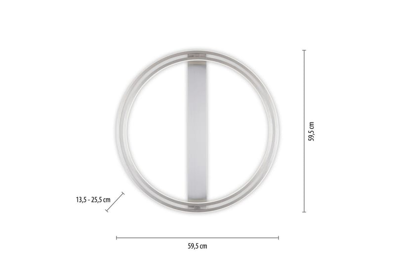 Q-Beluga Paul Neuhaus Taklampa - Grey - Belysning - Lampor & belysning inomhus - Taklampa & takbelysning - Takplafond