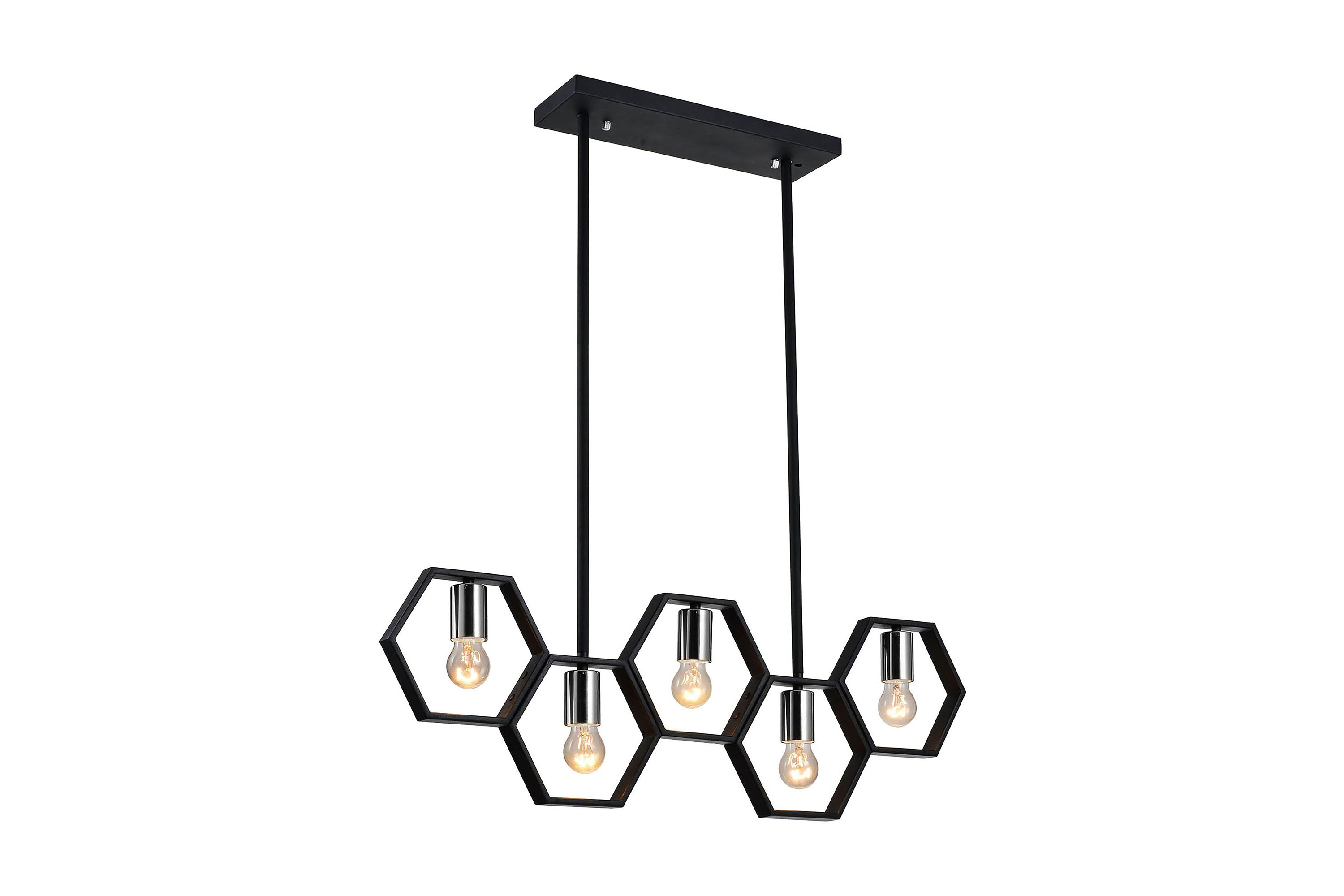 Queen B Pendellampa Dimbar LED Svart