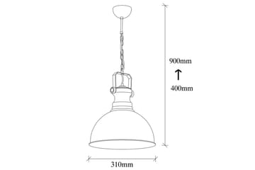 Taklampa Rathour Axiom Svart - Svart - Belysning - Lampor & belysning inomhus - Sovrumslampa - Taklampa sovrum