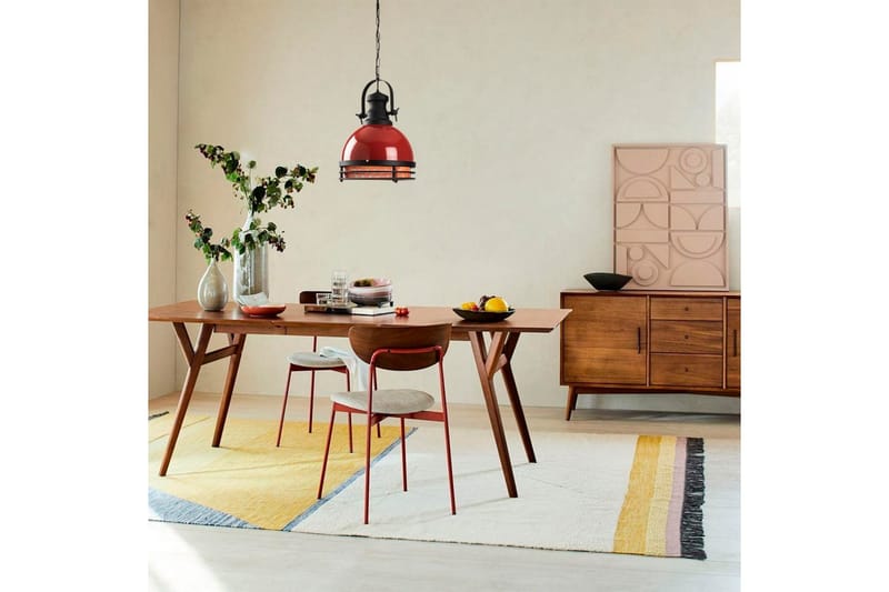 Taklampa Rathour Echo Röd / Svart - Red/Svart - Belysning - Lampor & belysning inomhus - Sovrumslampa - Taklampa sovrum
