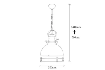 Taklampa Rathour Echo Röd / Svart - Red/Svart - Belysning - Lampor & belysning inomhus - Sovrumslampa - Taklampa sovrum