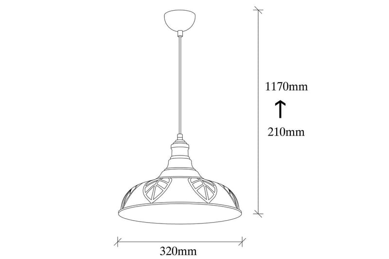 Taklampa Rathour Grit Koppar - Koppar - Belysning - Lampor & belysning inomhus - Golvlampa