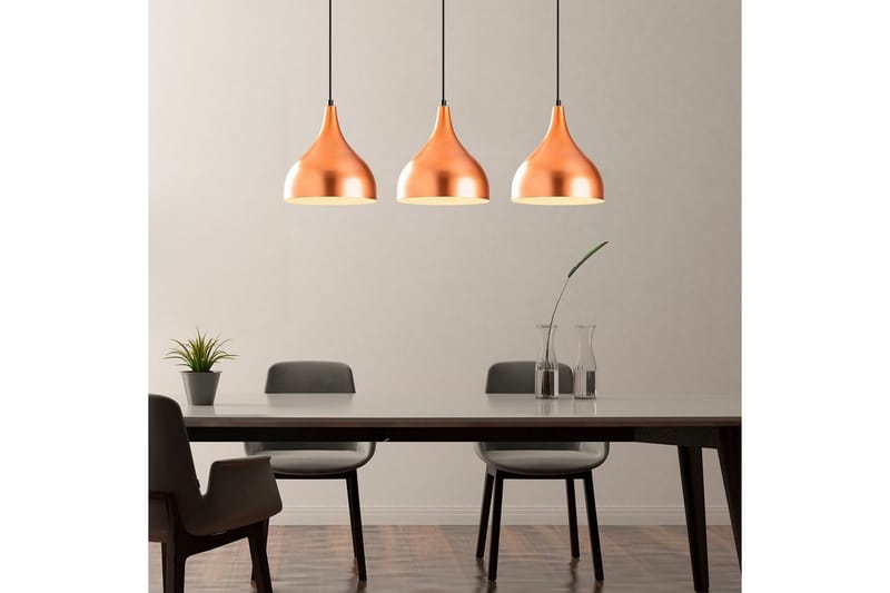 Taklampa Rathour Ignite Koppar / Svart - Koppar/Svart - Belysning - Lampor & belysning inomhus - Golvlampa