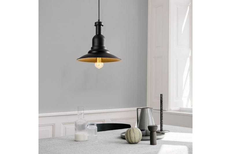 Taklampa Rathour Metrix Svart / Rany - Guld/Svart - Belysning - Lampor & belysning inomhus - Golvlampa
