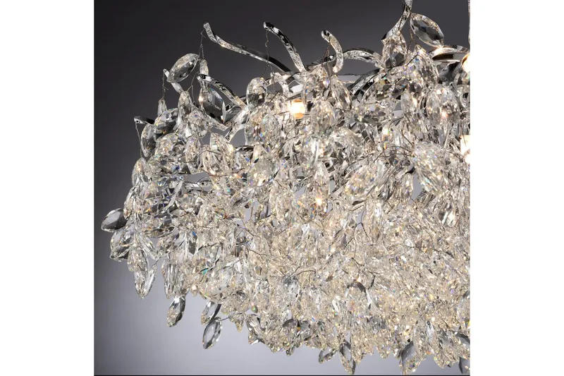 Ricicle Paul Neuhaus Taklampa - Chrome - Belysning - Lampor & belysning inomhus - Taklampa & takbelysning - Kristallkrona & takkrona