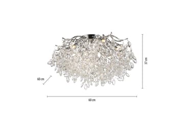 Ricicle Paul Neuhaus Taklampa - Chrome - Belysning - Lampor & belysning inomhus - Taklampa & takbelysning - Kristallkrona & takkrona