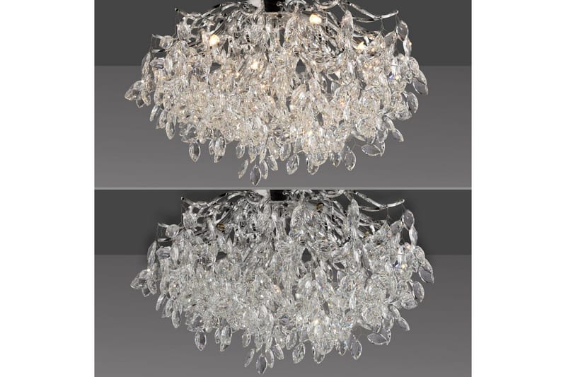 Ricicle Paul Neuhaus Taklampa - Chrome - Belysning - Lampor & belysning inomhus - Taklampa & takbelysning - Kristallkrona & takkrona