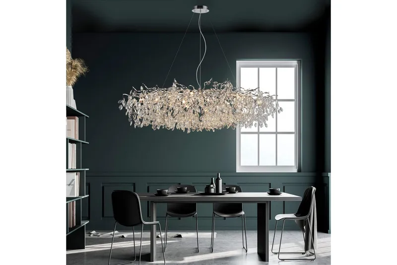 Ricicle Paul Neuhaus Krona - Chrome - Belysning - Lampor & belysning inomhus - Taklampa & takbelysning - Kristallkrona & takkrona