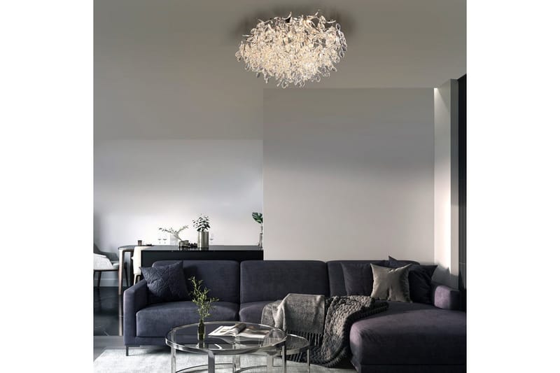 Ricicle Paul Neuhaus Taklampa - Chrome - Belysning - Lampor & belysning inomhus - Taklampa & takbelysning - Kristallkrona & takkrona