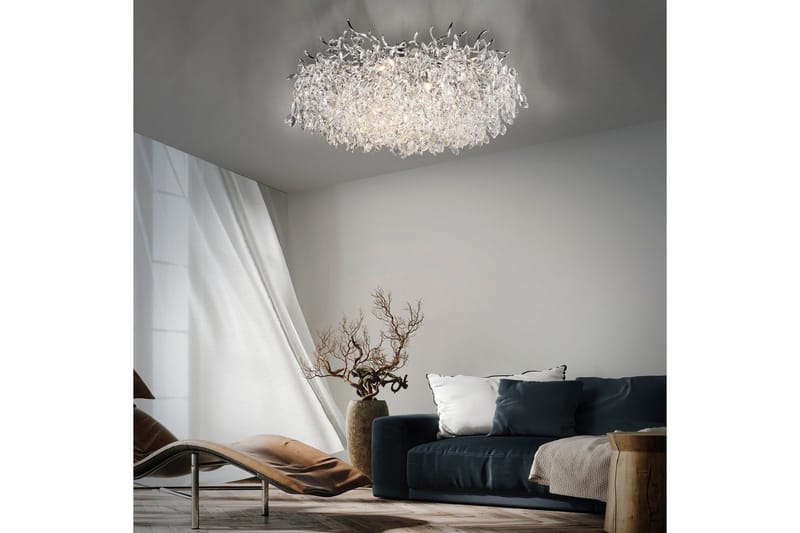 Ricicle Paul Neuhaus Taklampa - Chrome - Belysning - Lampor & belysning inomhus - Taklampa & takbelysning - Kristallkrona & takkrona