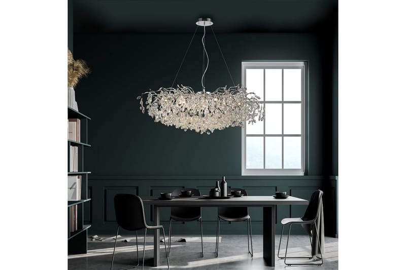 Ricicle Paul Neuhaus Krona - Chrome - Belysning - Lampor & belysning inomhus - Taklampa & takbelysning - Kristallkrona & takkrona