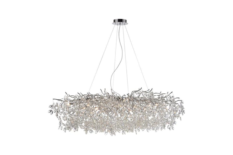 Ricicle Paul Neuhaus Krona - Chrome - Belysning - Lampor & belysning inomhus - Taklampa & takbelysning - Kristallkrona & takkrona