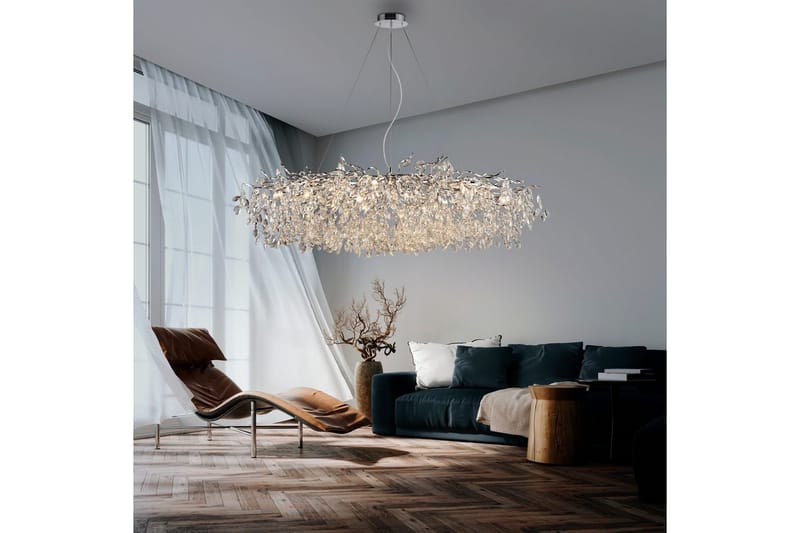 Ricicle Paul Neuhaus Krona - Chrome - Belysning - Lampor & belysning inomhus - Taklampa & takbelysning - Kristallkrona & takkrona