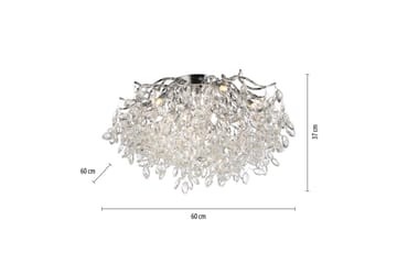 Ricicle Paul Neuhaus Taklampa - Chrome - Belysning - Lampor & belysning inomhus - Taklampa & takbelysning - Kristallkrona & takkrona