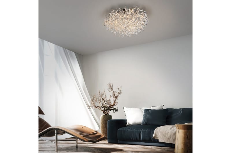 Ricicle Paul Neuhaus Taklampa - Chrome - Belysning - Lampor & belysning inomhus - Taklampa & takbelysning - Kristallkrona & takkrona