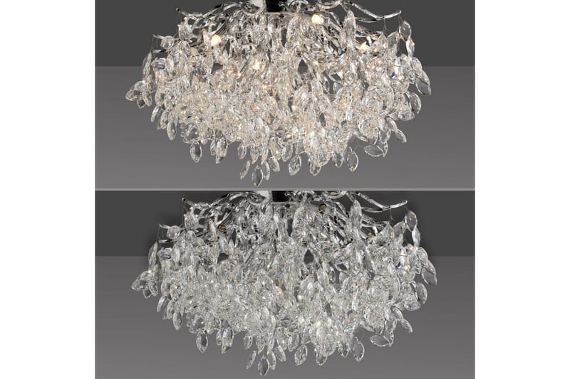 Ricicle Paul Neuhaus Taklampa - Chrome - Belysning - Lampor & belysning inomhus - Taklampa & takbelysning - Kristallkrona & takkrona