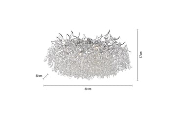 Ricicle Paul Neuhaus Taklampa - Chrome - Belysning - Lampor & belysning inomhus - Taklampa & takbelysning - Kristallkrona & takkrona