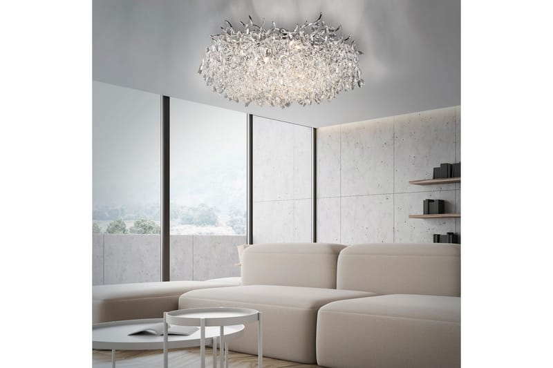 Ricicle Paul Neuhaus Taklampa - Chrome - Belysning - Lampor & belysning inomhus - Taklampa & takbelysning - Kristallkrona & takkrona