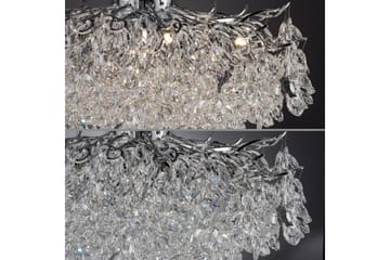 Ricicle Paul Neuhaus Taklampa - Chrome - Belysning - Lampor & belysning inomhus - Taklampa & takbelysning - Kristallkrona & takkrona