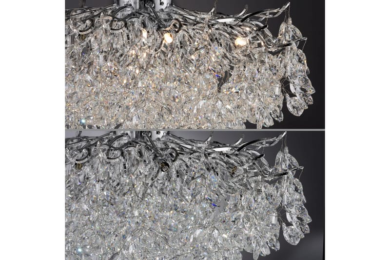 Ricicle Paul Neuhaus Taklampa - Chrome - Belysning - Lampor & belysning inomhus - Taklampa & takbelysning - Kristallkrona & takkrona