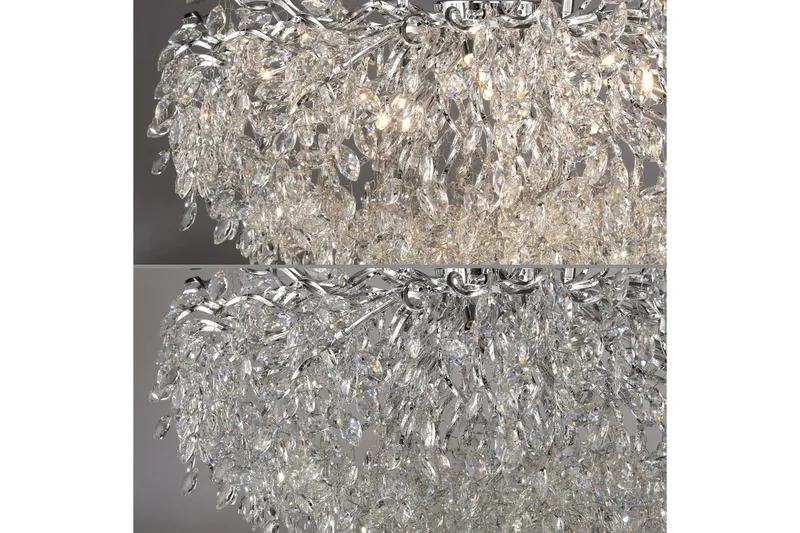 Ricicle Paul Neuhaus Krona - Chrome - Belysning - Lampor & belysning inomhus - Taklampa & takbelysning - Kristallkrona & takkrona