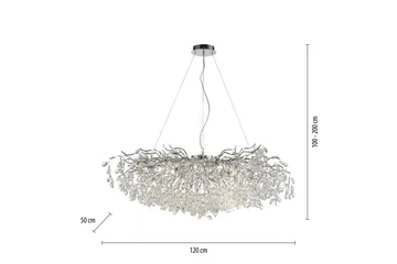 Ricicle Paul Neuhaus Krona - Chrome - Belysning - Lampor & belysning inomhus - Taklampa & takbelysning - Kristallkrona & takkrona