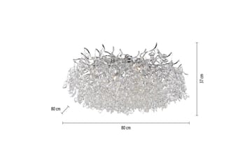 Ricicle Paul Neuhaus Taklampa - Chrome - Belysning - Lampor & belysning inomhus - Taklampa & takbelysning - Kristallkrona & takkrona