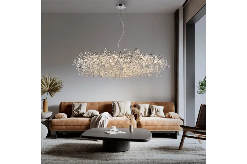 Ricicle Paul Neuhaus Krona - Chrome - Belysning - Lampor & belysning inomhus - Taklampa & takbelysning - Kristallkrona & takkrona