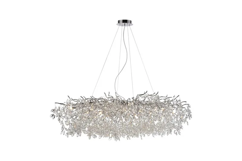 Ricicle Paul Neuhaus Krona - Chrome - Belysning - Lampor & belysning inomhus - Taklampa & takbelysning - Kristallkrona & takkrona