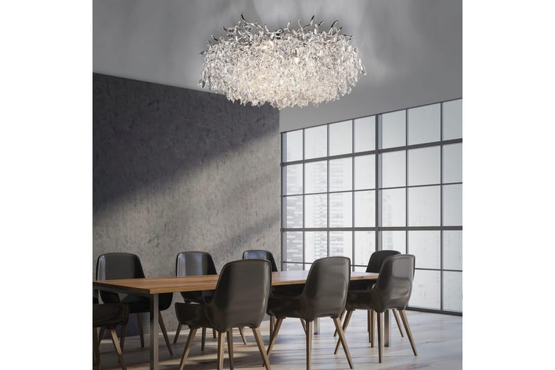 Ricicle Paul Neuhaus Taklampa - Chrome - Belysning - Lampor & belysning inomhus - Taklampa & takbelysning - Kristallkrona & takkrona