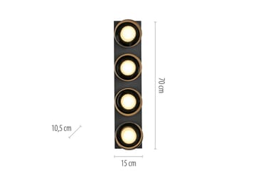 Rika Paul Neuhaus Taklampa - Black - Belysning - Lampor & belysning inomhus - Taklampa & takbelysning - Takplafond