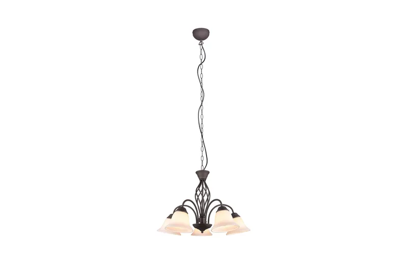 Rostica Ljuskrona 5L E27 rustik - Rustik - Belysning - Lampor & belysning inomhus - Taklampa & takbelysning - Kristallkrona & takkrona