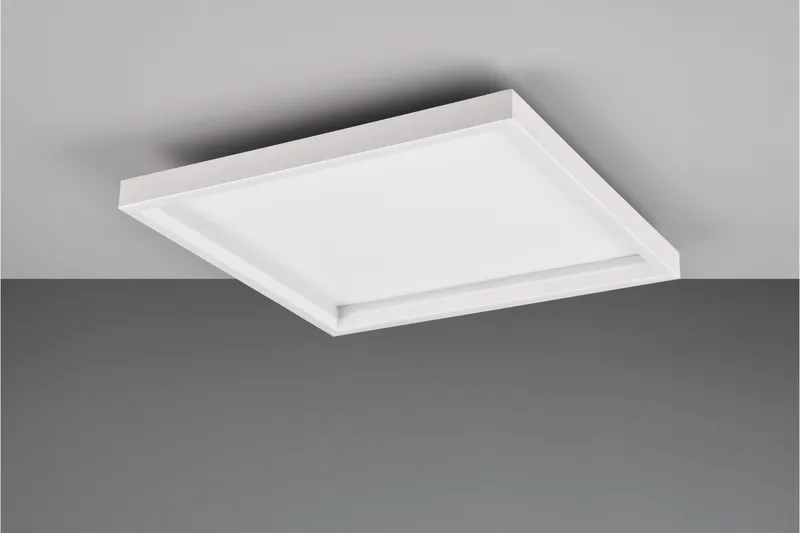 Rotonda LED Plafond fyrkant mattvit, Matt vit