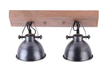 SAMIA vägg- o taklampa, järn 24x22 cm - Grå/Natur - Belysning - Lampor & belysning inomhus - Taklampa & takbelysning - Kökslampa & taklampa kök