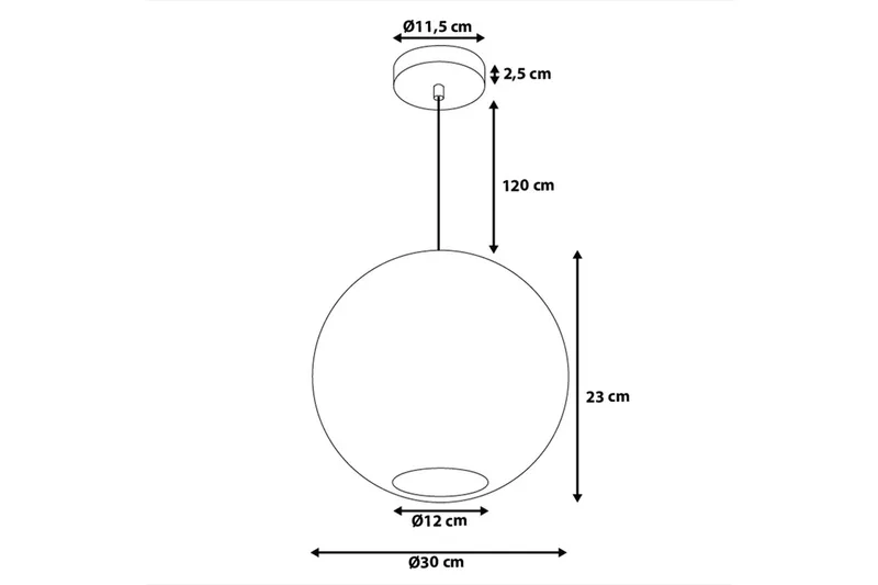 Seine Taklampa 30 cm - Koppar - Belysning - Lampor & belysning inomhus - Taklampa & takbelysning - Kökslampa & taklampa kök