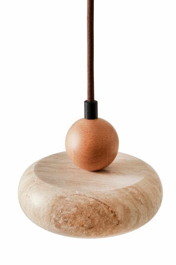 Serros Pendellampa - Beige Och Ek - Belysning - Lampor & belysning inomhus - Taklampa & takbelysning - Kristallkrona & takkrona