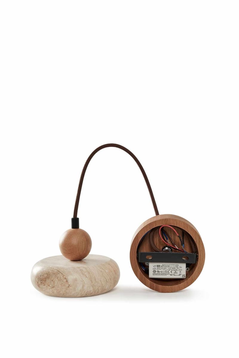 Serros Pendellampa - Beige Och Ek - Belysning - Lampor & belysning inomhus - Taklampa & takbelysning - Kristallkrona & takkrona