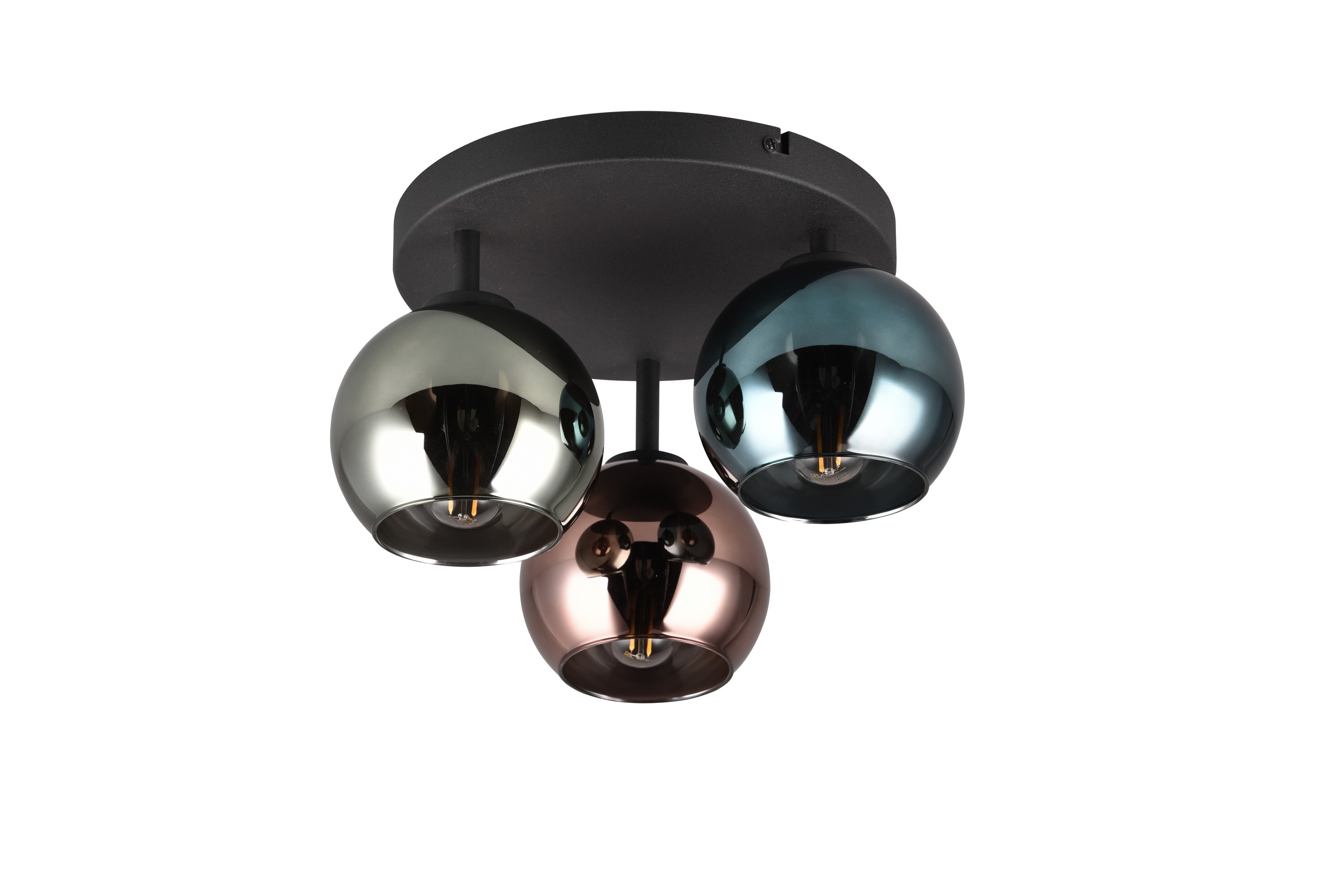 Sheldon plafond 3L E14 flerfärgad Flerfärgad
