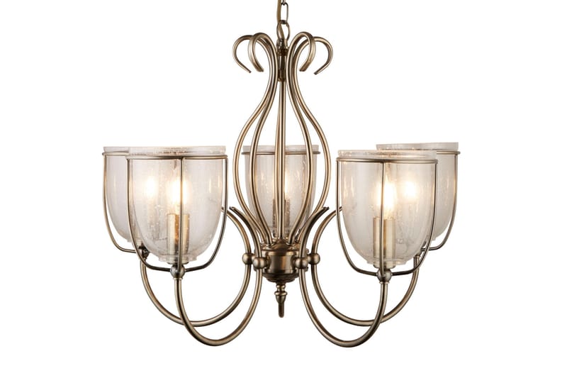 Silhouette 5L Ant/Brass Glas CW - Hall lampa - Taklampa & takbelysning - Fönsterlampa - Pendellampa & hänglampa - Kökslampa & taklampa kök - Taklampa vardagsrum - Fönsterlampa hängande - Taklampa sovrum