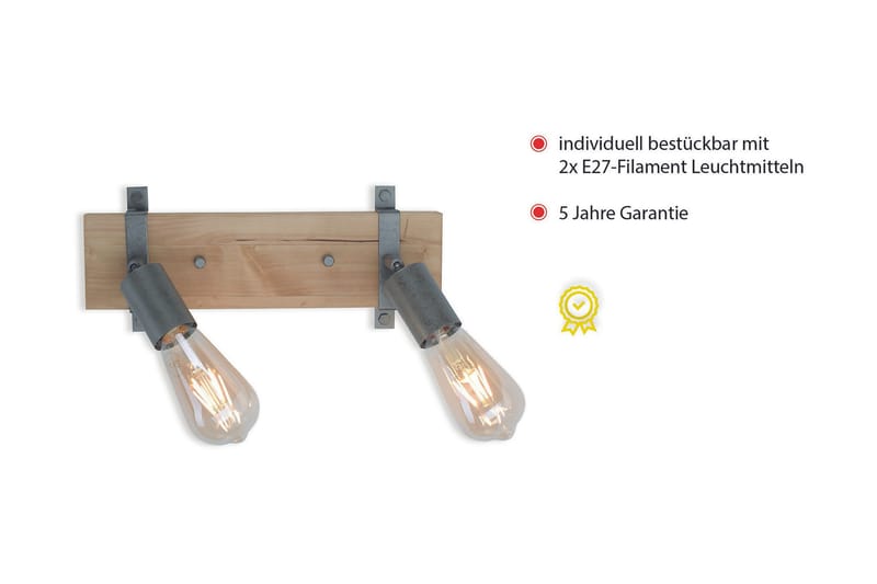 SLAT taklampa, natur trä 15 cm - Natur - Belysning - Lampor & belysning inomhus - Taklampa & takbelysning - Kökslampa & taklampa kök