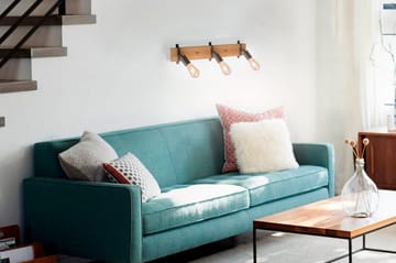 SLAT taklampa, natur trä 15 cm - Natur - Belysning - Lampor & belysning inomhus - Taklampa & takbelysning - Kökslampa & taklampa kök