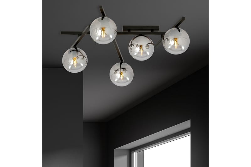 Smart 5 plafond Svart - Scandinavian Choice - Hall lampa - Plafond - Takplafond - Taklampa & takbelysning