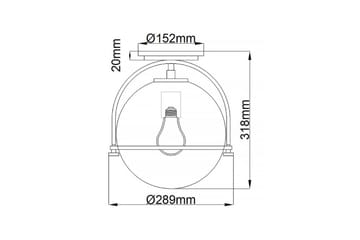 Somerset Hinkley Taklampa - Black - Belysning - Lampor & belysning inomhus - Taklampa & takbelysning - Takplafond