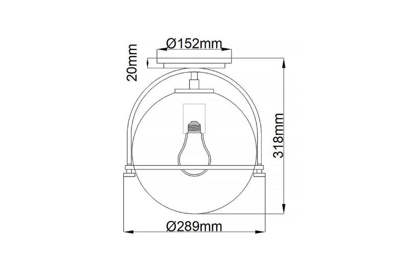 Somerset Hinkley Taklampa - Black - Belysning - Lampor & belysning inomhus - Taklampa & takbelysning - Takplafond